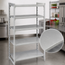 Thumbnail image #4 for Cambro Camshelving Premium 5-Tier Solid Stationary Starter Unit, 24 x 72 x 84 Inches, Speckled Gray