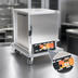 Thumbnail image #3 for Panco Half-Size Narrow Heated Holding Cabinet, Insulated Aluminum, Solid Door, Digital Control, 8-Pan Capacity