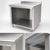 Thumbnail image #3 for Advance Tabco Special Value Economy 36 Inches x 30 Inches Open Base Stainless Steel Work Table with 5 Inch Backsplash