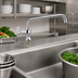 Thumbnail image #3 for OptiFlow Heavy Duty Lead-Free Single Valve Deck Mount Pantry Faucet with 18-Inch Double-Jointed Swing Spout