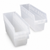 Thumbnail image #3 for Quantum STORE-MAX 8-Inch Clear Economy Nesting Shelf Bin, 17-7/8