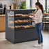 Thumbnail image #3 for Reveal Self-Service Non-Refrigerated Freestanding Pastry Display Case, 35-3/4