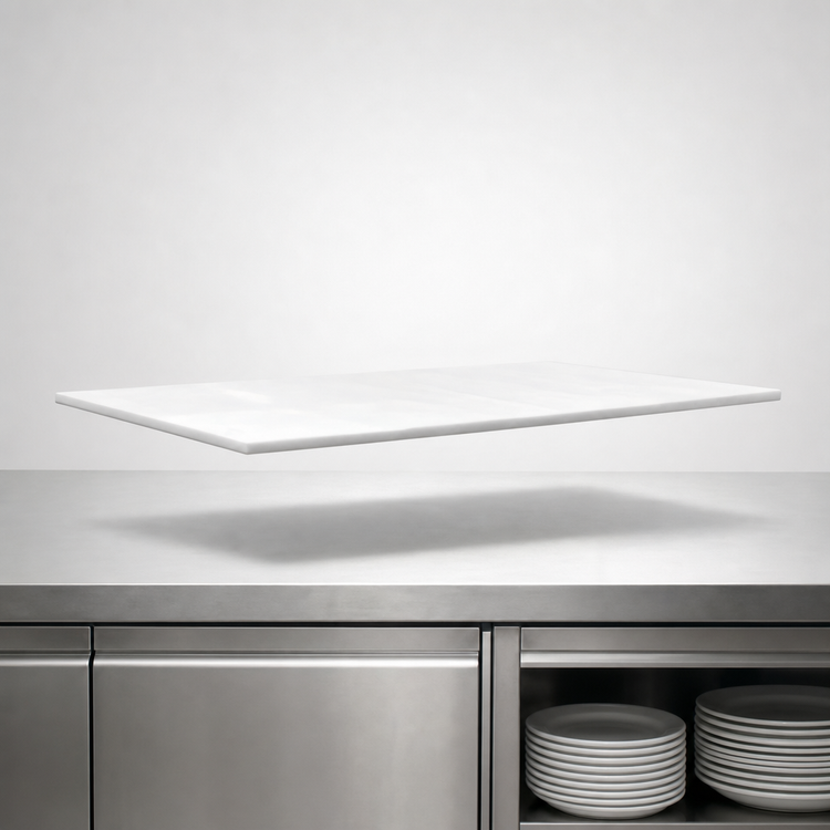 Product image #3 for Poly Board Rectangular Table Top, 72 x 30 x 3/4 Inches, 620 lb. Capacity