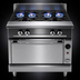 Thumbnail image #3 for Vulcan V Series 36-Inch Heavy Duty Gas Range with 4 Open Burners and Cabinet Base