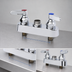 Thumbnail image #3 for T&S Brass B-1110-LN 4-Inch Centers Deck-Mount Workboard Faucet, Less Nozzle