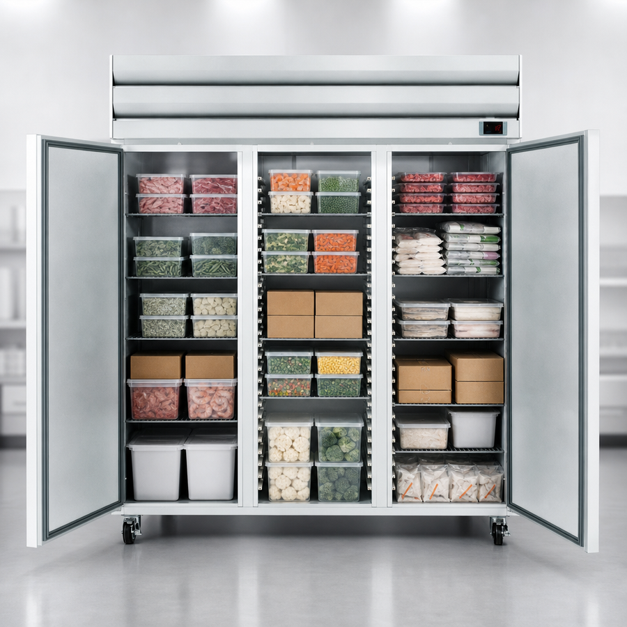 Three-Section Storage