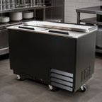 Thumbnail image #4 for BK Resources GF-50 Underbar Glass Froster / Plate Chiller, 240-Mug Capacity, -8°F to 0°F, Black Vinyl Exterior