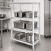 Thumbnail image #3 for Lifetime Tough 3-Shelf Tubular Aluminum Dunnage Shelving, 54W x 24D x 64H
