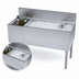 Thumbnail image #3 for Krowne Royal Series 48-Inch Underbar Combination Ice Bin with Right Ice Bin and Left 12-Inch Insulated Bottle Storage