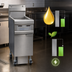 Thumbnail image #3 for Frymaster FPGL130C OCF30 Oil-Conserving 30 lb Gas Floor Fryer with Built-In Filtration
