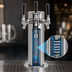 Thumbnail image #3 for Stainless Steel Countertop 3-Faucet Glycol-Cooled Column Draft Beer Tower
