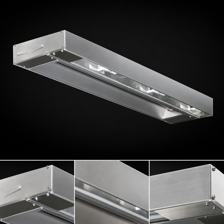 Product image #3 for Eagle RedHots 60-Inch Lighted High-Watt Single Rod Strip Heat Lamp with Remote, 208V