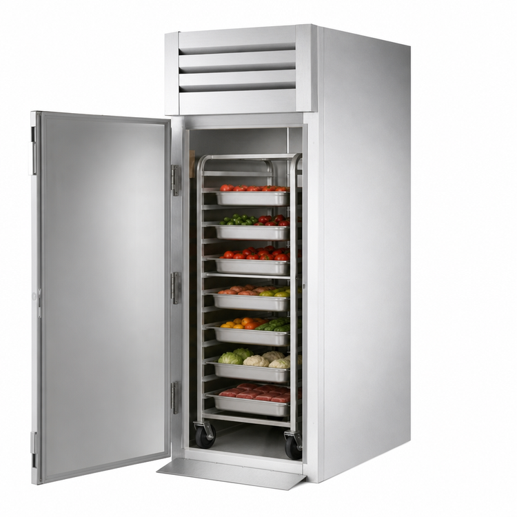Product image #3 for True SPEC SERIES One-Section Roll-In Freezer with Stainless Steel Door and Lock