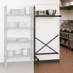 Thumbnail image #3 for Metro SmartLever SM861872-ADD Add-On Cantilever Shelving Kit, 72"W x 18"D Shelf Size, Epoxy-Coated Steel, 86"H