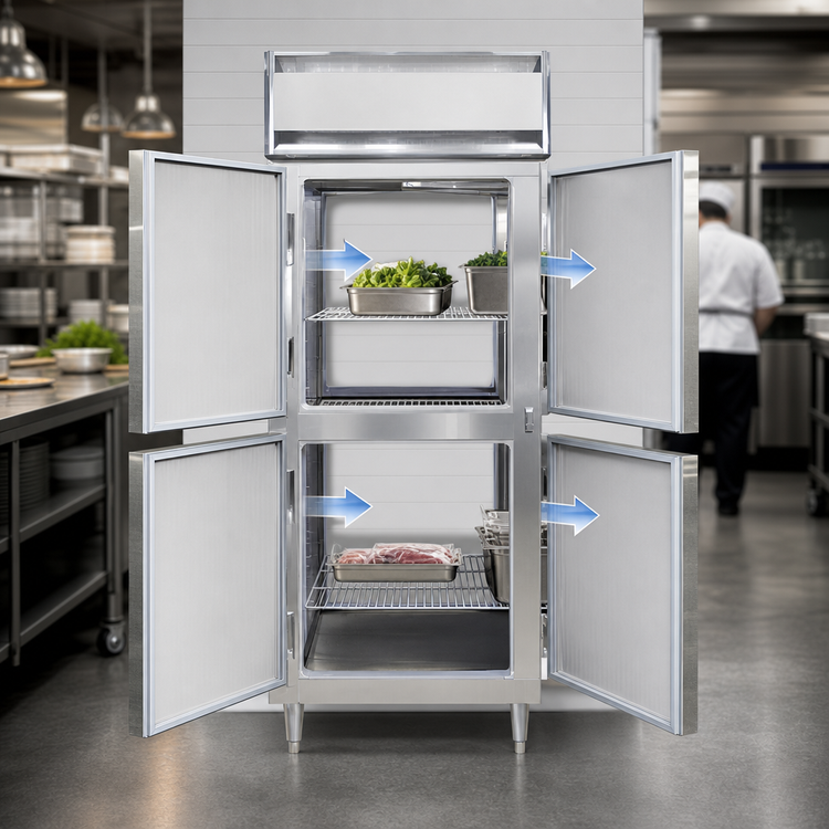 Product image #3 for Continental Refrigerator Designer Line D1FXNSSPTHD One-Section Extra-Wide Pass-Thru Freezer