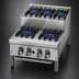 Thumbnail image #3 for Supreme 24-Inch Countertop Gas Step-Up Hot Plate with 2 Open Burners and 3 Step-Up Burners