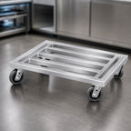 Thumbnail image #3 for Channel Manufacturing MD2448 Mobile Tubular Aluminum Dunnage Dolly, 48 x 24 x 8 in, 1,200 lb Capacity, 5 in Swivel Casters