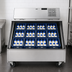 Thumbnail image #3 for Atosa Single-Sided Refrigerated Milk Cooler Cart, 12 Crate Capacity, Stainless Steel