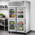 Thumbnail image #3 for True SPEC SERIES 2-Section Reach-In Refrigerator with 4 Glass Half Doors