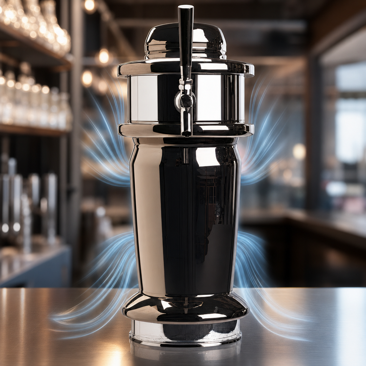 Product image #3 for Micro Matic Monaco Air-Cooled Countertop Single-Tap Draft Beer Tower