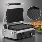 Thumbnail image #4 for Vollrath PSG4-SG120-C Countertop Panini Press with Cast-Iron Grooved Plates, Dual Top Plate, Manual Controls, 120V