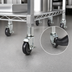 Thumbnail image #3 for Krowne Royal Series 1-Inch Square Post Shelving Casters, Locking, 5-Inch Diameter, Set of 4
