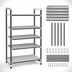 Thumbnail image #3 for Cambro Camshelving Elements XTRA 5-Tier Stationary Starter Polymer Shelving Unit, 21 x 54 x 84 Inches