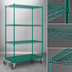 Thumbnail image #3 for Eagle Group QuadTruss Stationary 4-Tier Starter Wire Shelving Unit with Dunnage Shelf, 48 x 24 x 74 Inches, EAGLEgard Hybrid Epoxy Finish