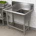 Thumbnail image #3 for John Boos Pro-Bowl 1-Compartment Stainless Steel Sink with Left Drainboard, 44-3/16 x 25-1/2 Inches