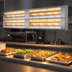 Thumbnail image #3 for Hatco Glo-Ray 60-Inch Lighted Double Infrared Strip Heater, Aluminum, 2400 Watts