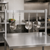 Thumbnail image #3 for BK Resources 72-Inch Table-Mounted Pot Rack Add-On Bar