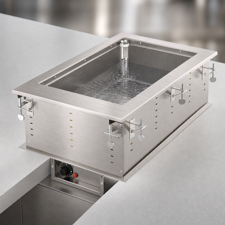 Product image #3 for Vollrath Drop-In Electric Auto-Fill Hot Food Well, 1 Full-Size Pan, Wet Operation, 208-240V