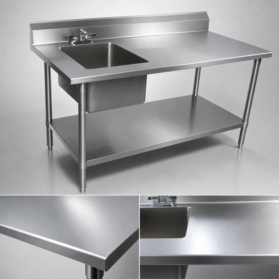 18-Gauge Stainless Steel Top