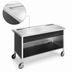 Thumbnail image #3 for Atlas Metal 36-1/4 Inch Mobile Beverage Serving Counter with Stainless Steel Top and Full-Length Drip Trough