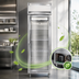 Thumbnail image #3 for Designer Line D1FSNGD One-Section Full-Height Glass Door Reach-In Display Freezer