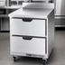 Thumbnail image #3 for Beverage-Air 27-Inch One-Section Worktop Refrigerator with 2 Drawers, 6.13 Cu. Ft.