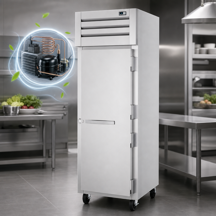 Product image #3 for True SPEC SERIES 1-Section Reach-In Solid Swing Door Freezer, -10°F, Stainless Steel