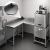 Thumbnail image #3 for Eagle Group Spec-Master Left-Hand Corner Clean Dishtable, 96-Inch, 14/304 Stainless Steel