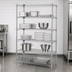 Thumbnail image #3 for Quantum Chrome Plated Wire Shelving Starter Kit with 5 Shelves, 60