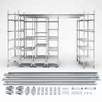 Thumbnail image #3 for Metro TOP-TRACK TTS7NA 7-Foot Overhead Mobile Shelving Track Set with Track Sections and Hardware