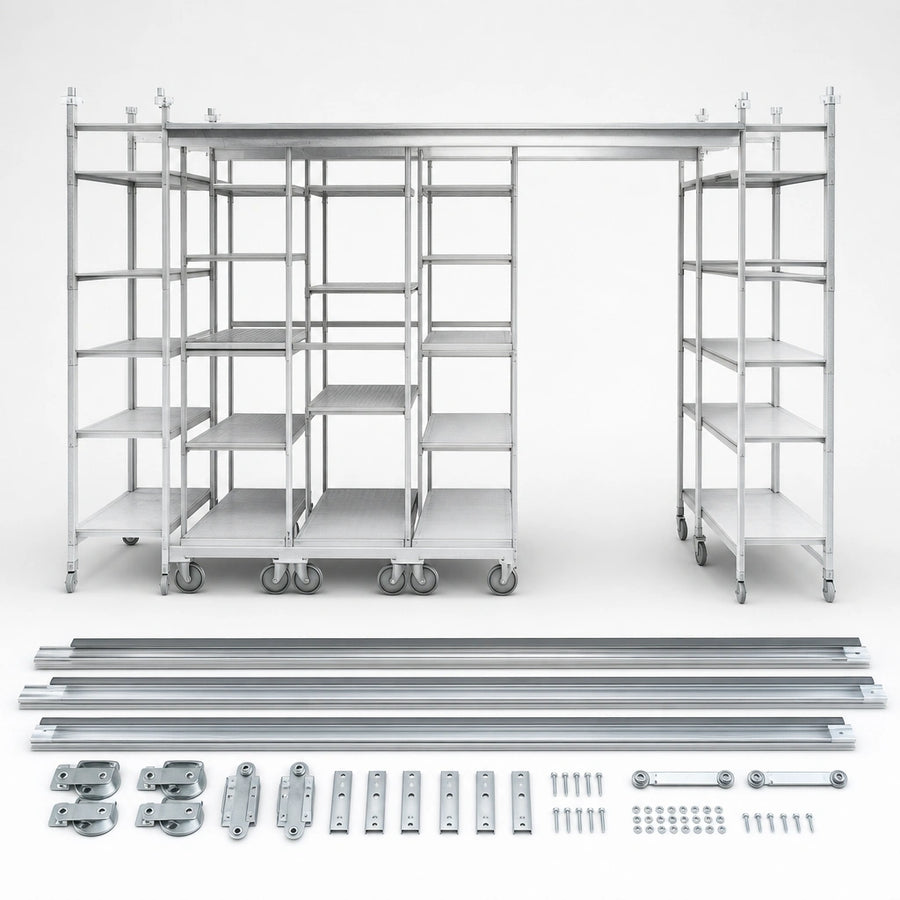 Track Sections and Hardware Included