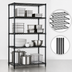 Thumbnail image #3 for Quantum Black Epoxy Antimicrobial Wire Shelving Starter Kit, 30 x 21 x 63 Inches