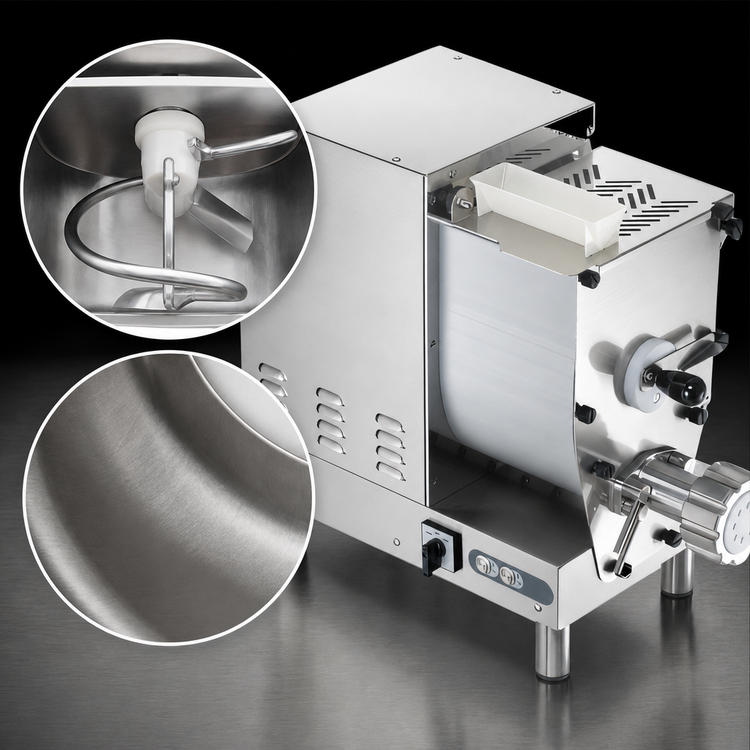 Product image #3 for Univex UPASTA Countertop Electric Pasta Mixer/Extruder, 8.8 Lb. Dough Capacity, 115V