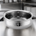 Thumbnail image #3 for American Metalcraft 38 oz Round Stainless Steel Hammered Finish Bowl