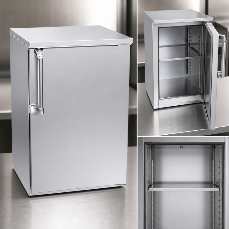 Product image #3 for Krowne One-Section Back Bar Dry Storage Cabinet, 24 x 24 Inches, Non-Refrigerated, Locking Solid Door