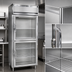 Thumbnail image #3 for Continental Refrigerator D1FXNSSGDHD Designer Line Extra-Wide Reach-In Freezer with Half-Height Glass Doors
