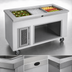 Thumbnail image #3 for 48 Inch Mobile 3-Pan Ice-Cooled Cold Food Table with Enclosed Base