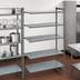 Thumbnail image #3 for Cambro Camshelving® Basics Plus 5-Tier Solid Add-On Polymer Shelving Unit, 21 x 48 x 84 Inches