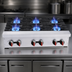 Thumbnail image #3 for BakeMax BAFA6M-36 36-Inch Countertop Natural Gas Hot Plate with 6 Double Cast Iron Burners