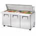 Thumbnail image #3 for True Manufacturing 72-Inch Mega Top Three-Section Sandwich/Salad Prep Table with 15 1/6-Pan Capacity